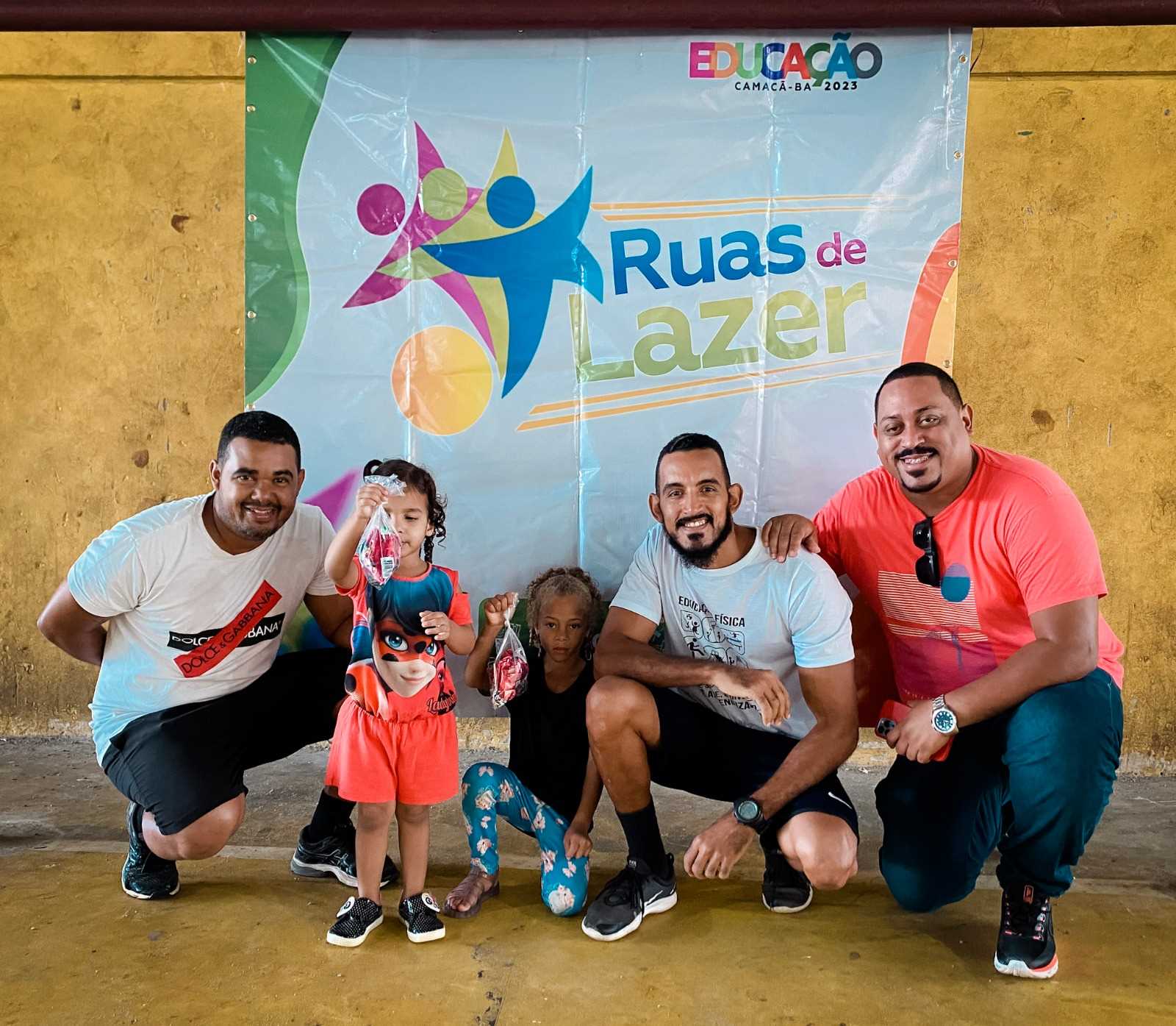 Camacã: Projeto Ruas de Lazer anima as crianças da Creche Rosalina Pinto
